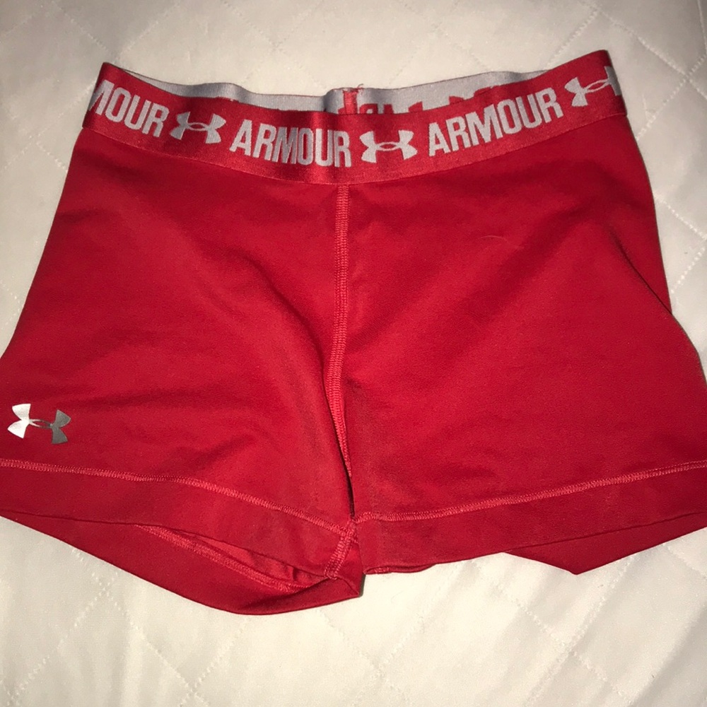 Red Under Armour Spandex Size Small